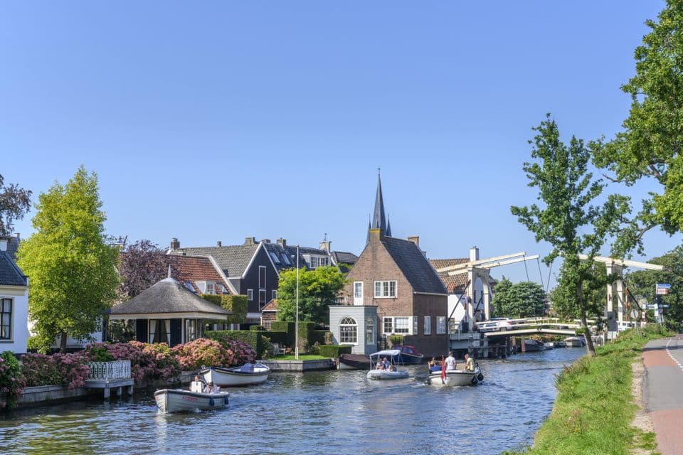 Daken en bebouwing in Breukelen