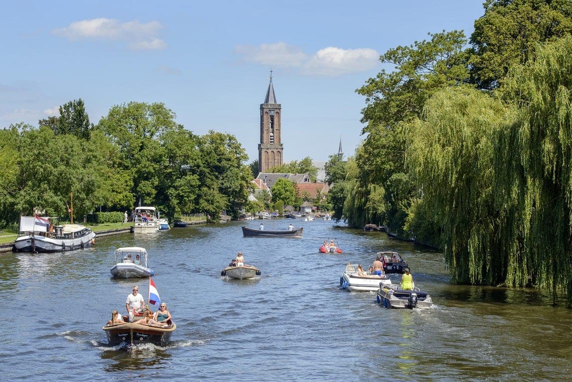 Daken en bebouwing in Loenen aan de Vecht